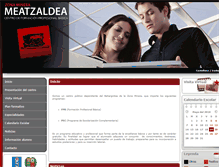Tablet Screenshot of cipmeatzaldea.org